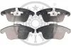 Комплект гальмівних накладок, дискове гальмо Optimal BP-12506 (фото 1)