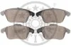 Комплект гальмівних накладок, дискове гальмо Optimal BP-12506 (фото 2)