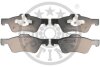 Комплект гальмівних накладок, дискове гальмо Optimal BP-12507 (фото 1)