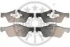 Комплект гальмівних накладок, дискове гальмо Optimal BP-12507 (фото 1)