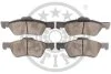 Комплект гальмівних накладок, дискове гальмо Optimal BP-12507 (фото 2)