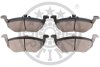 Комплект гальмівних накладок, дискове гальмо Optimal BP-12508 (фото 2)
