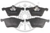 Комплект гальмівних накладок, дискове гальмо Optimal BP-12511 (фото 1)