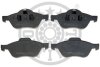 Комплект гальмівних накладок, дискове гальмо Optimal BP12512 (фото 1)