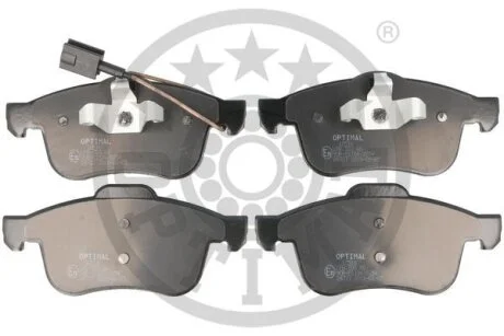 Комплект гальмівних накладок, дискове гальмо Optimal BP-12516
