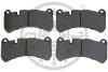 Комплект гальмівних накладок, дискове гальмо Optimal BP12518 (фото 2)