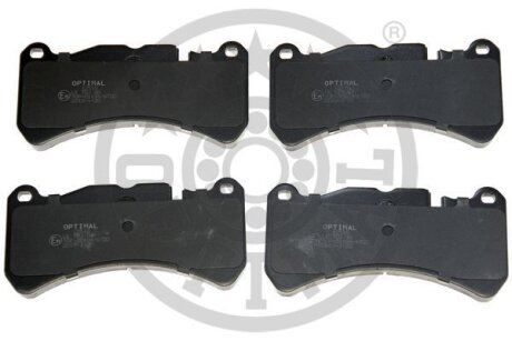 Комплект гальмівних накладок, дискове гальмо Optimal BP12518