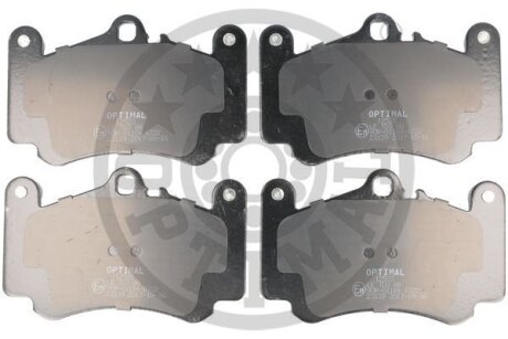 Комплект гальмівних накладок, дискове гальмо Optimal BP12523