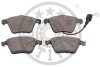 Комплект гальмівних накладок, дискове гальмо Optimal BP-12532 (фото 2)