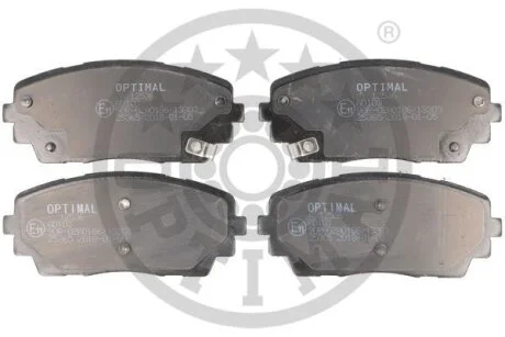 Комплект гальмівних накладок, дискове гальмо Optimal BP12536