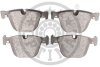 Комплект гальмівних накладок, дискове гальмо Optimal BP-12540 (фото 2)
