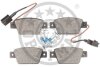 Комплект гальмівних накладок, дискове гальмо Optimal BP-12541 (фото 2)