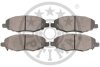 Комплект гальмівних накладок, дискове гальмо Optimal BP-12544 (фото 2)