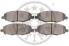 Комплект гальмівних накладок, дискове гальмо Optimal BP-12544 (фото 2)