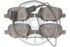 Комплект гальмівних накладок, дискове гальмо Optimal BP-12553 (фото 2)