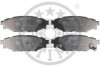 Комплект гальмівних накладок, дискове гальмо Optimal BP-12563 (фото 1)