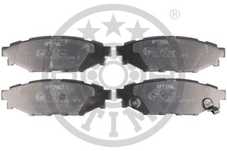 Комплект гальмівних накладок, дискове гальмо Optimal BP-12563
