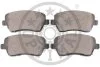 Комплект гальмівних накладок, дискове гальмо Optimal BP12567 (фото 2)