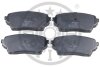 Комплект гальмівних накладок, дискове гальмо Optimal BP-12568 (фото 1)