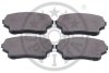 Комплект гальмівних накладок, дискове гальмо Optimal BP-12568 (фото 2)