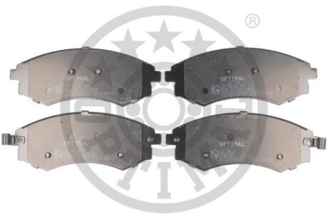 Комплект гальмівних накладок, дискове гальмо Optimal BP-12572