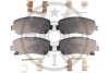 Комплект гальмівних накладок, дискове гальмо Optimal BP-12590 (фото 1)