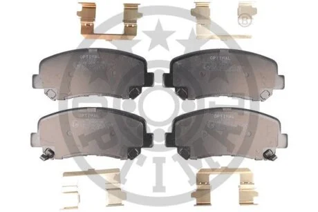 Комплект гальмівних накладок, дискове гальмо Optimal BP-12590