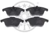 Комплект гальмівних накладок, дискове гальмо Optimal BP-12592 (фото 1)
