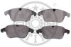 Комплект гальмівних накладок, дискове гальмо Optimal BP-12592 (фото 2)