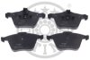 Комплект гальмівних накладок, дискове гальмо Optimal BP-12593 (фото 1)