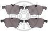 Комплект гальмівних накладок, дискове гальмо Optimal BP-12593 (фото 2)