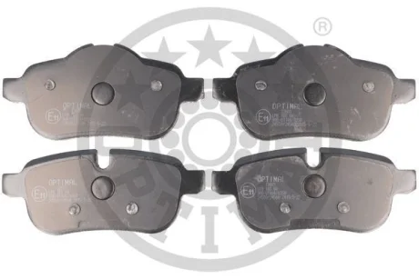 Комплект гальмівних накладок, дискове гальмо Optimal BP12603