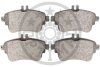 Комплект гальмівних накладок, дискове гальмо Optimal BP-12610 (фото 2)