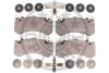 Комплект гальмівних накладок, дискове гальмо Optimal BP-12614 (фото 2)