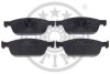 Комплект гальмівних накладок, дискове гальмо Optimal BP-12622 (фото 1)
