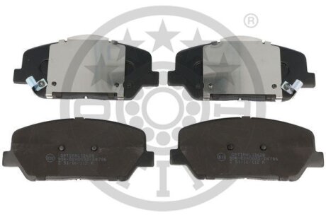 Гальмівні колодки дискові Optimal BP-12628