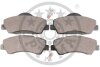 Комплект гальмівних накладок, дискове гальмо Optimal BP-12634 (фото 2)