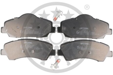 Комплект гальмівних накладок, дискове гальмо Optimal BP-12634