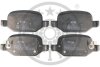 Комплект гальмівних накладок, дискове гальмо Optimal BP-12640 (фото 1)