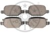 Комплект гальмівних накладок, дискове гальмо Optimal BP-12640 (фото 2)