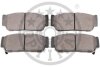 Комплект гальмівних накладок, дискове гальмо Optimal BP-12646 (фото 2)