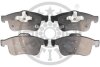 Комплект гальмівних накладок, дискове гальмо Optimal BP-12650 (фото 1)