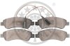 Комплект гальмівних накладок, дискове гальмо Optimal BP-12654 (фото 2)