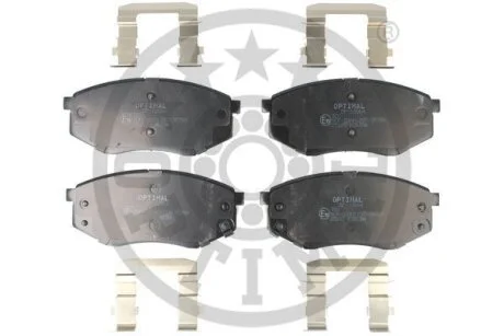Комплект гальмівних накладок, дискове гальмо Optimal BP-12664