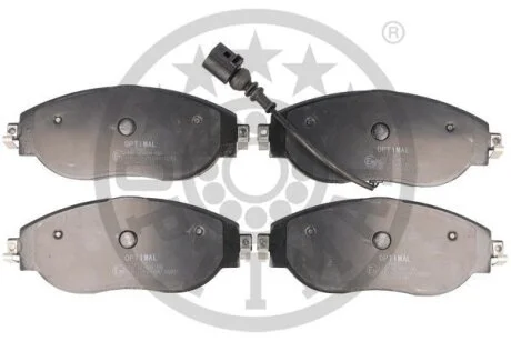 Комплект гальмівних накладок, дискове гальмо Optimal BP-12668