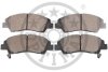 Комплект гальмівних накладок, дискове гальмо Optimal BP12684 (фото 2)