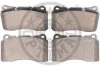 Комплект гальмівних накладок, дискове гальмо Optimal BP-12686 (фото 2)