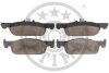 Комплект гальмівних накладок, дискове гальмо Optimal BP-12699 (фото 2)