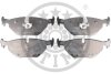 Комплект гальмівних накладок, дискове гальмо Optimal BP-12702 (фото 1)