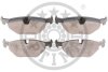 Комплект гальмівних накладок, дискове гальмо Optimal BP-12702 (фото 2)